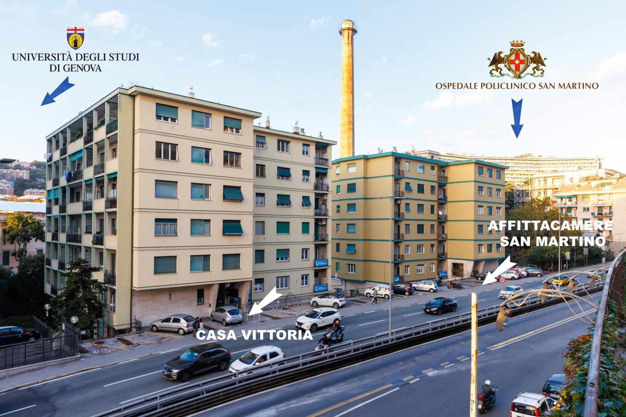 Casa Vittoria Di San Martino Affittacamere Genua Zewnętrze zdjęcie